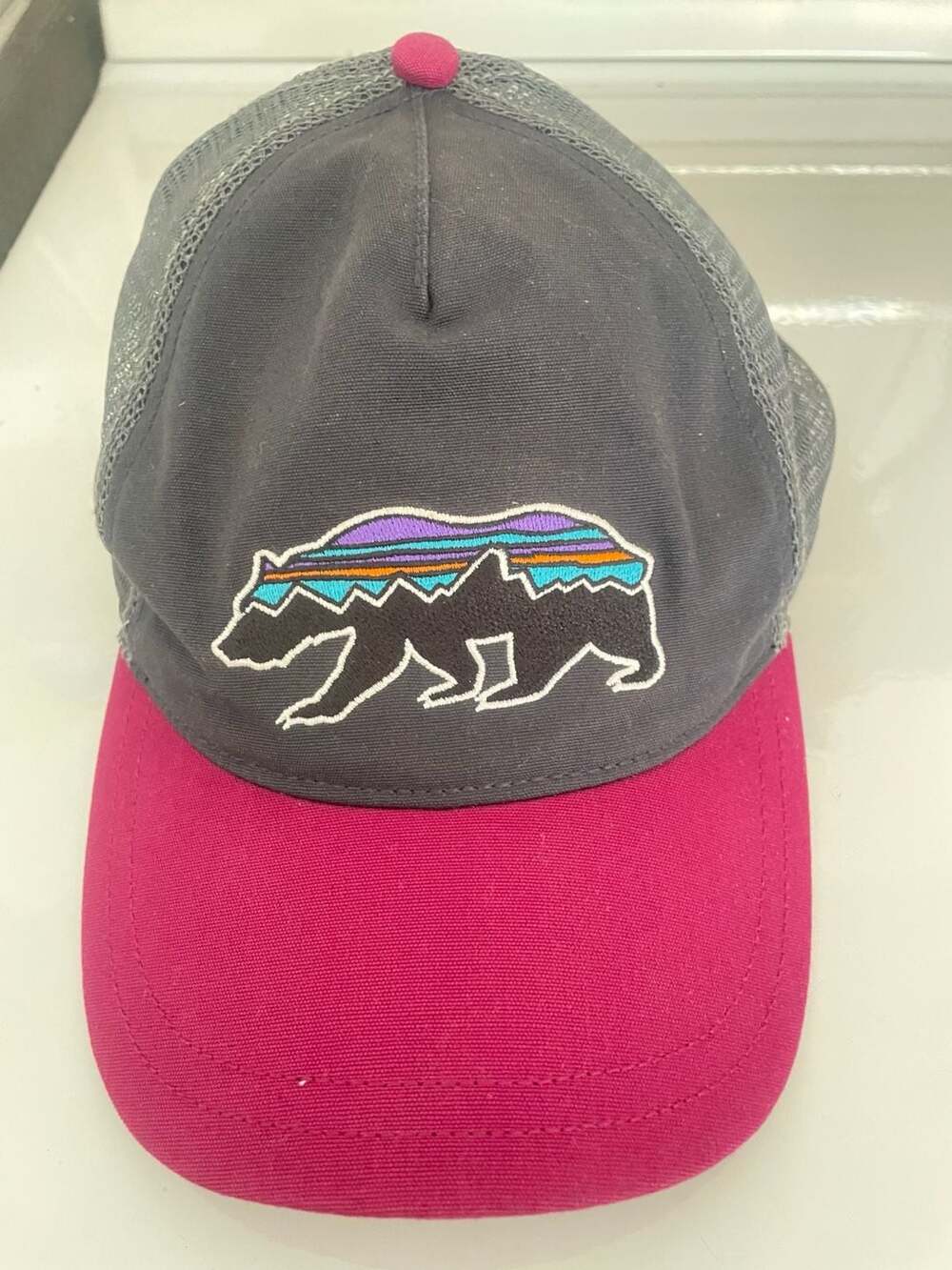 Patagonia Fitz Roy Bear Mesh Back Snapback Trucker Hat